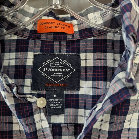 St. John's Bay plaid shirt - Picture 2 of 3